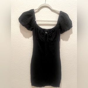 Forever 21 Peplum sleeve mini dress